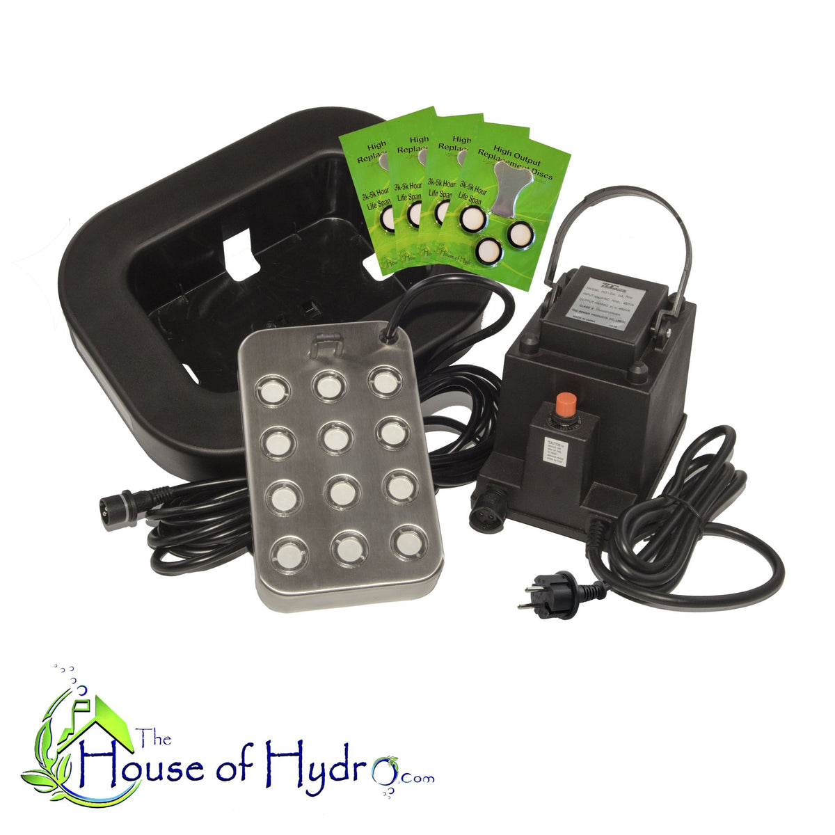 1 Disc Ultrasonic Mist Maker Water Fogger Kit – The House of Hydro